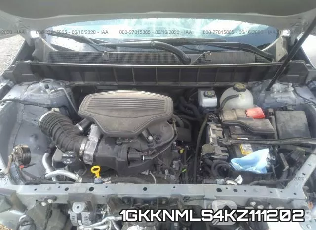 1GKKNMLS4KZ111202 фото 2