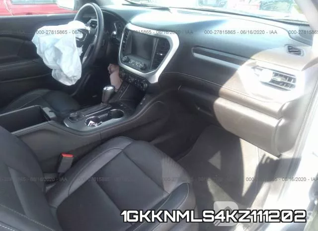 1GKKNMLS4KZ111202 фото 6
