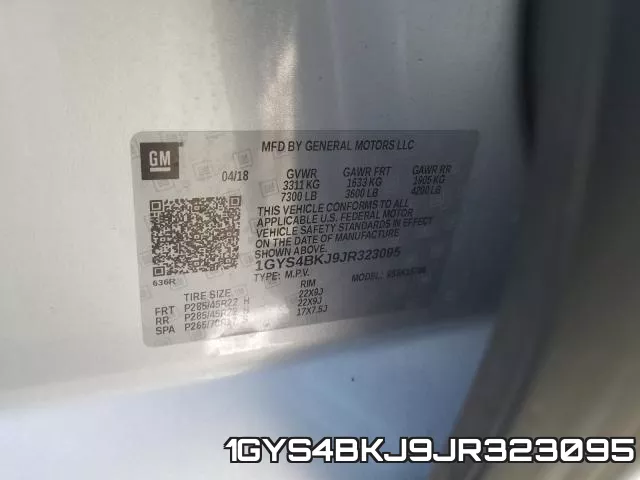 1GYS4BKJ9JR323095 фото 2