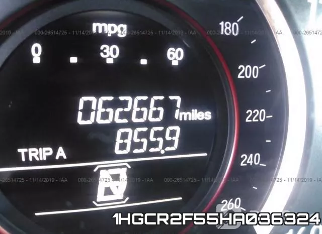 1HGCR2F55HA036324 фото 8