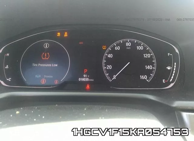 1HGCV1F15KA054753 фото 8