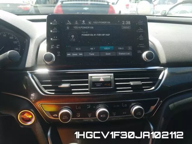 1HGCV1F30JA102112 фото 10