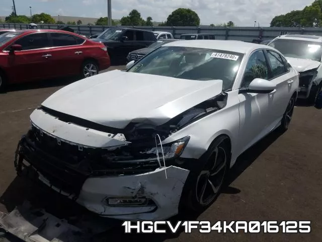 1HGCV1F34KA016125 фото 3