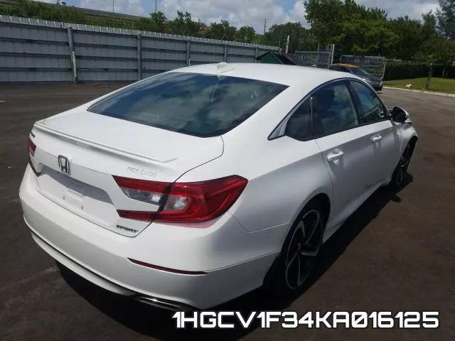 1HGCV1F34KA016125 фото 5