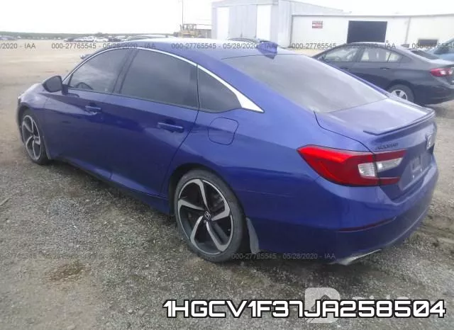 1HGCV1F37JA258504 фото 4