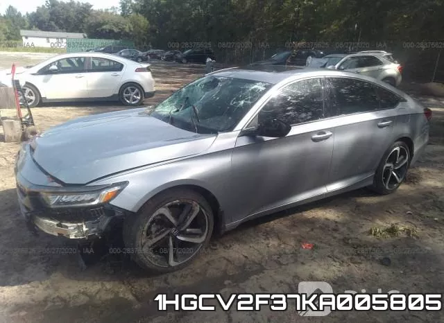1HGCV2F37KA005805 фото 3