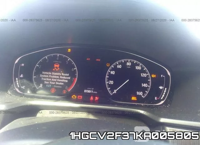 1HGCV2F37KA005805 фото 8