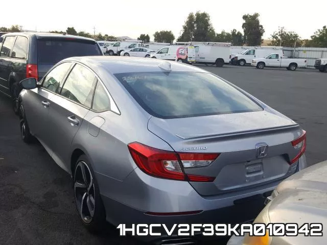 1HGCV2F39KA010942 фото 4