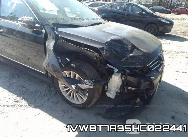 1VWBT7A35HC022441 фото 7
