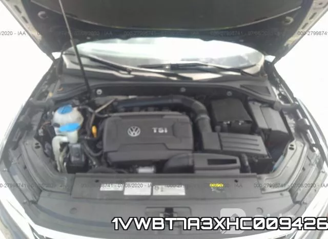 1VWBT7A3XHC009426 фото 2