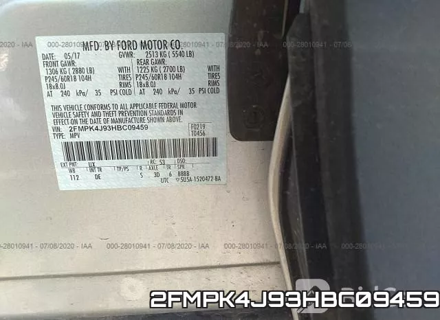 2FMPK4J93HBC09459 фото 10
