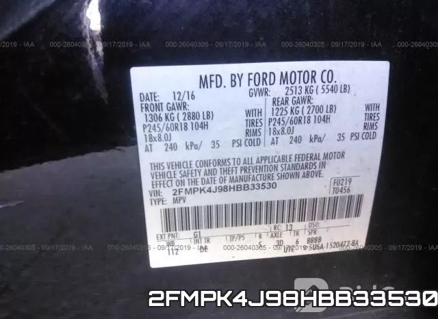 2FMPK4J98HBB33530 фото 10