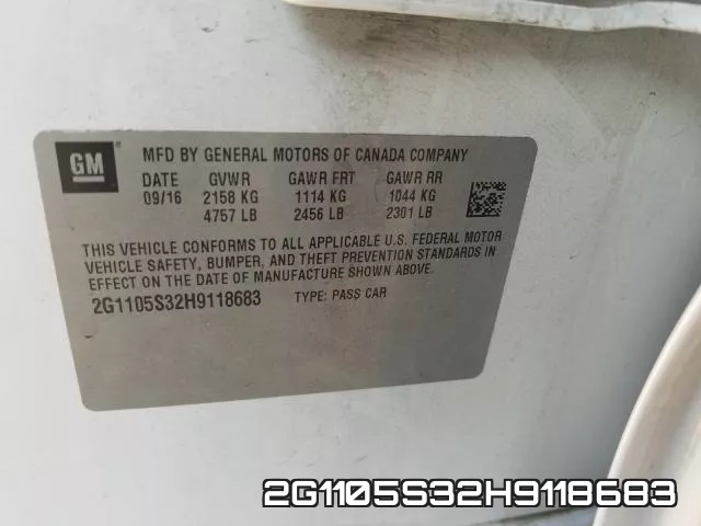 2G1105S32H9118683 фото 2