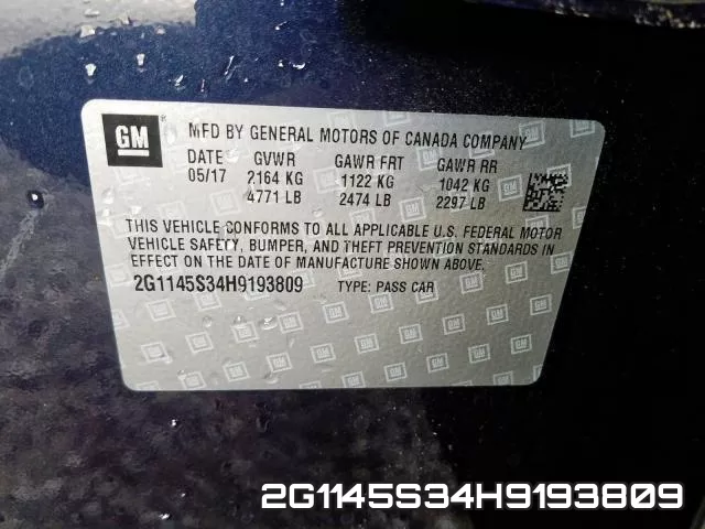 2G1145S34H9193809 фото 2