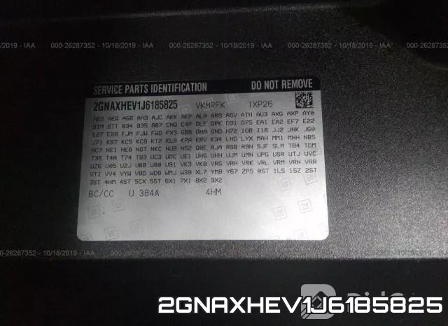 2GNAXHEV1J6185825 фото 10