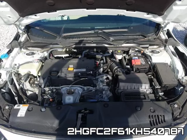 2HGFC2F61KH540787 фото 8