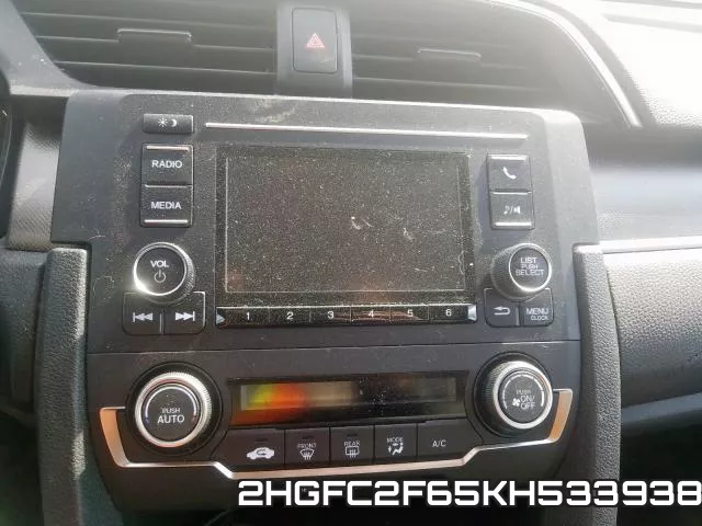 2HGFC2F65KH533938 фото 10