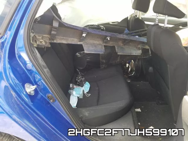 2HGFC2F77JH599107 фото 7