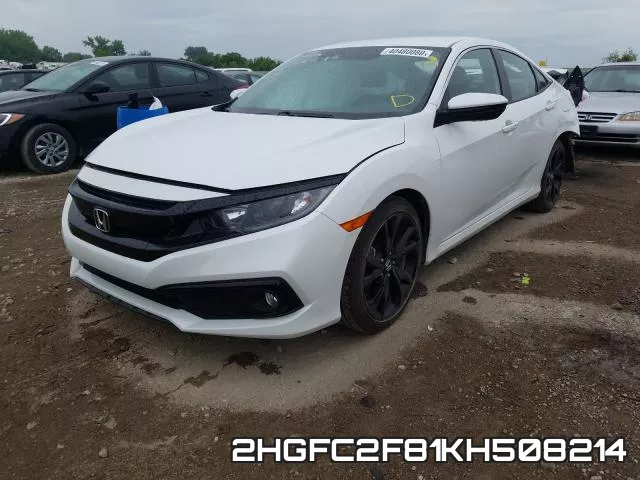2HGFC2F81KH508214 фото 3