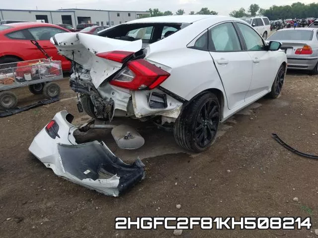 2HGFC2F81KH508214 фото 5