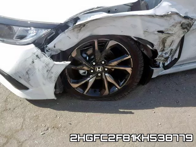 2HGFC2F81KH538779 фото 10