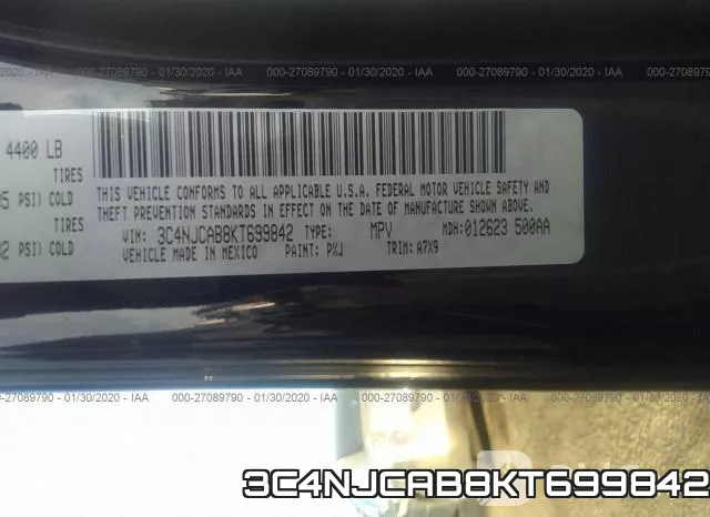 3C4NJCAB8KT699842 фото 10