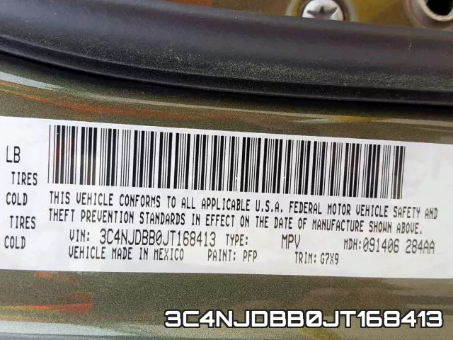 3C4NJDBB0JT168413 фото 2