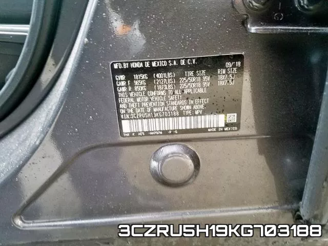 3CZRU5H19KG703188 фото 2