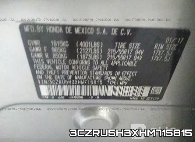 3CZRU5H3XHM715815 фото 10