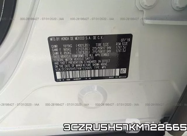3CZRU5H57KM722665 фото 10