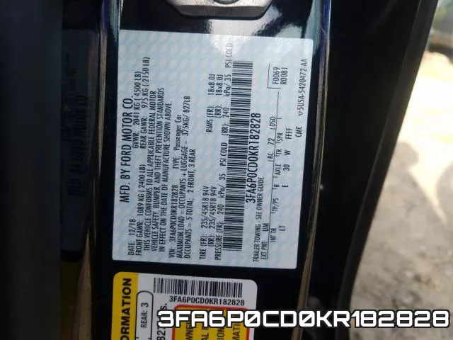 3FA6P0CD0KR182828 фото 2