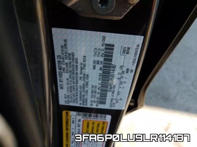 3FA6P0LU9LR114187 фото 2