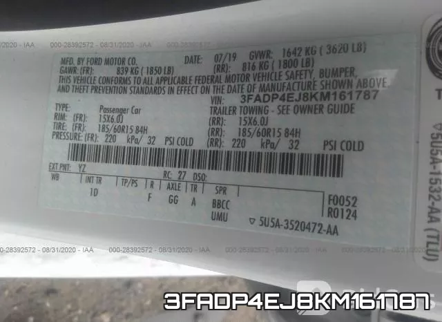 3FADP4EJ8KM161787 фото 10