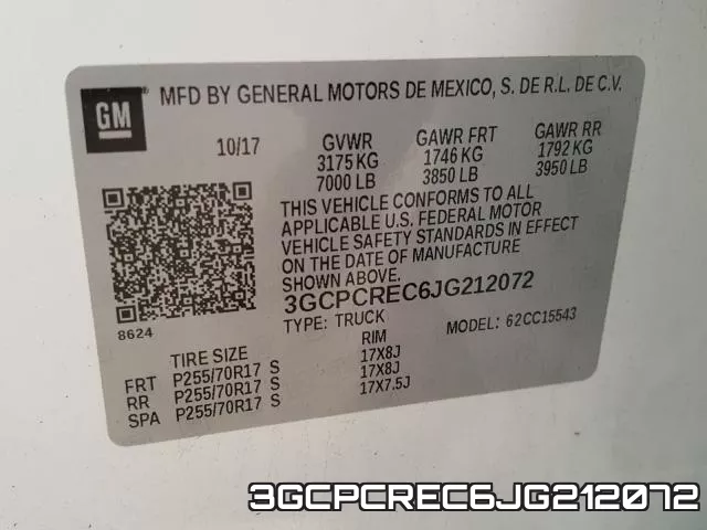 3GCPCREC6JG212072 фото 2