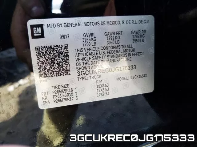 3GCUKREC0JG175333 фото 2