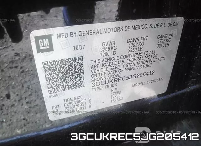 3GCUKREC5JG205412 фото 10