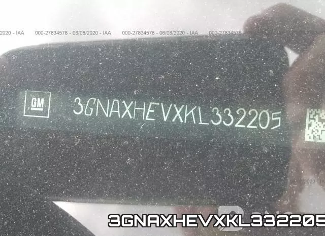 3GNAXHEVXKL332205 фото 10