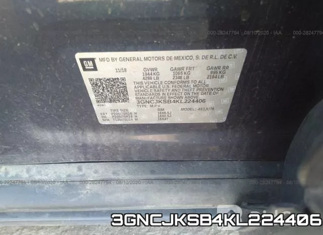 3GNCJKSB4KL224406 фото 10