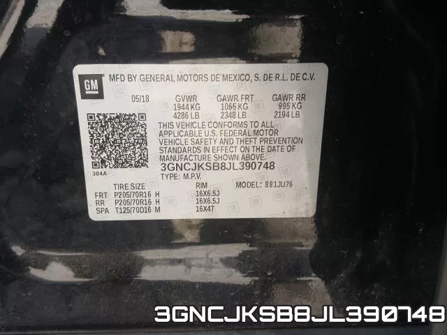 3GNCJKSB8JL390748 фото 2