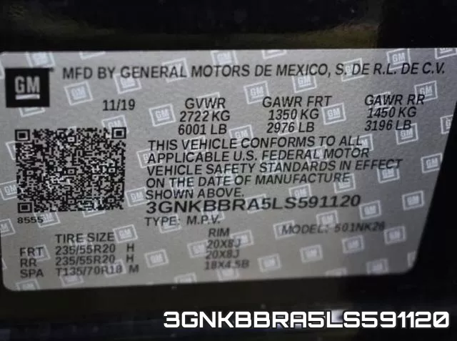 3GNKBBRA5LS591120 фото 2