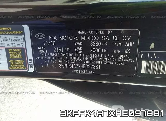 3KPFK4A7XHE097881 фото 10