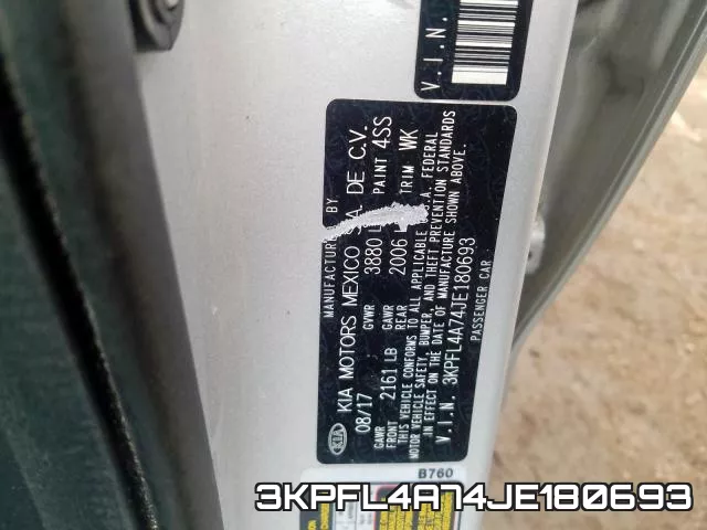 3KPFL4A74JE180693 фото 2