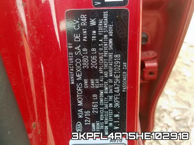 3KPFL4A75HE102918 фото 2