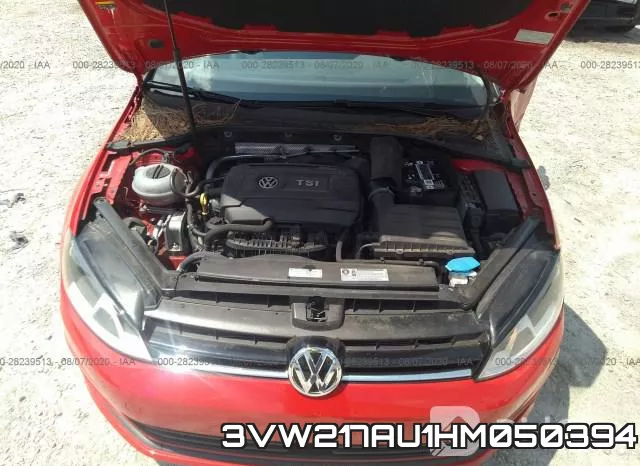 3VW217AU1HM050394 фото 2