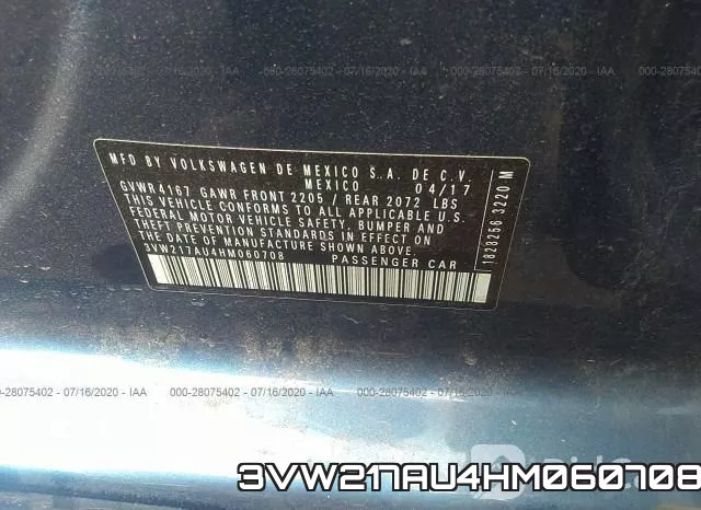 3VW217AU4HM060708 фото 10