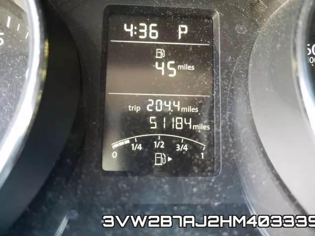 3VW2B7AJ2HM403339 фото 9