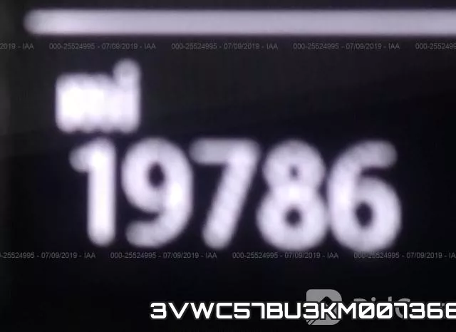 3VWC57BU3KM007366 фото 8