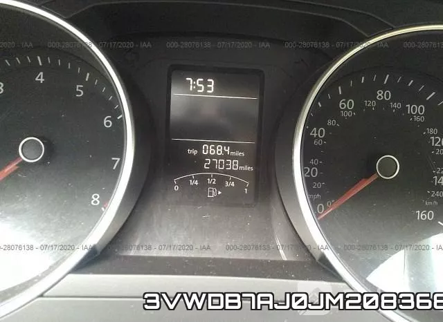 3VWDB7AJ0JM208368 фото 8