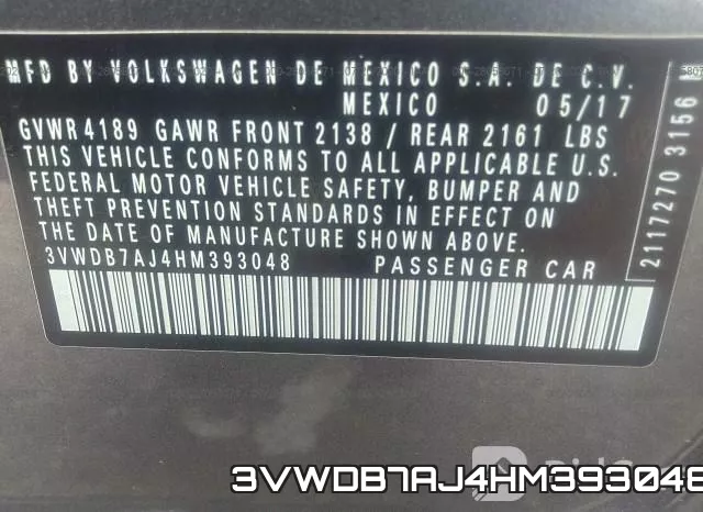 3VWDB7AJ4HM393048 фото 10