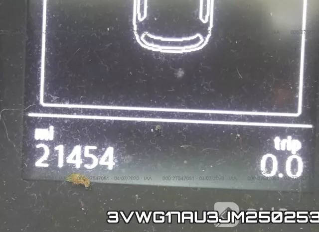 3VWG17AU3JM250253 фото 8